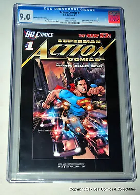 Buy Action Comics #1 CGC 9.0 2012 Retailer Incentive Edition Promotional 4th Print • 40.16£