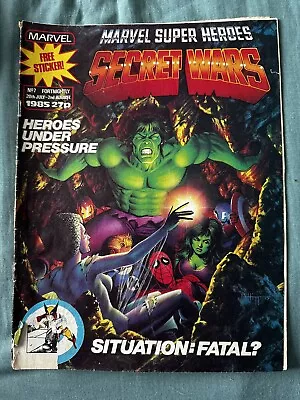 Buy Marvel Super Heroes Secret Wars No.7 1985 UK • 5£