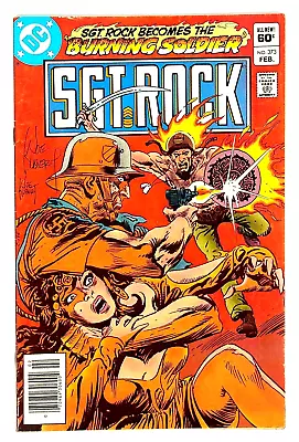 Buy Sgt Rock #373 Signed By Joe Kubert DC Comics • 47.65£