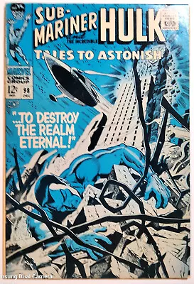 Buy Tales To Astonish 98, Dec/1967, Sub-Mariner And The Incredible Hulk, VF+ • 41.11£