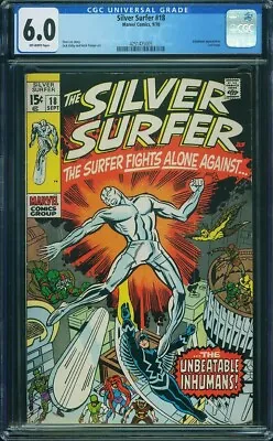 Buy SILVER SURFER  #18  CGC 6.0 NICE! KIRBY Cover!     4251475005 • 70.36£