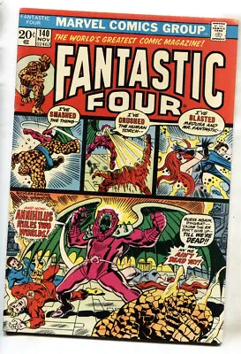 Buy FANTASTIC FOUR #140--comic Book--1973--Marvel -- Annihilus • 22.12£