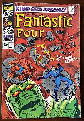 Buy Fantastic Four King-Size # 6 Annual Marvel Comics 1968 • 100.44£