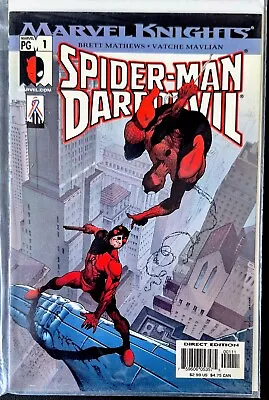 Buy DAREDEVIL/SPIDER-MAN #1 VF/NM MARVEL COMICS 2001 Marvel Knights MAVLIAN MATTHEWS • 1.99£