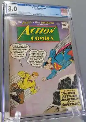 Buy Action Comics #253 CGC 3.0, DC Comics, Superman, Jimmy Olsen Jun 1959 • 197.11£