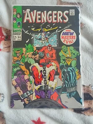 Buy Avengers 54 - G - 1st New Masters Of Evil & Cameo Of Ultron - 1968 - Buscema  • 20£