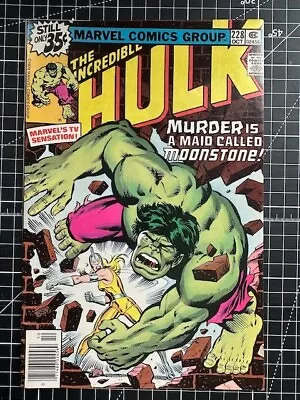 Buy Marvel Incredible Hulk #228 Newsstand 1St Carla Sofen Moonstone • 16.06£