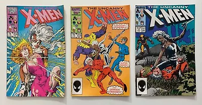 Buy Uncanny X-men #214, 215 & 216 Copper Age Comics (Marvel 1987) 3 X FN+ Issues • 10.46£