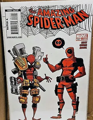 Buy Amazing Spider-man #611 Marvel 2010 1st Print Skottie Young Deadpool Cover • 28.11£