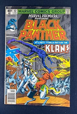 Buy Marvel Premiere (1972) #52 FN (6.0) Black Panther Ku Klux Klan Storyline  • 39.57£