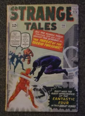 Buy Strange Tales #106 The Torrid Twosome  1st Acrobat Silver Age Marvel Comics 1962 • 40.21£
