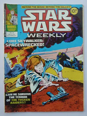 Buy Star Wars Weekly #34 - Marvel Comics Group UK 27 September 1978 GD+ 2.5 • 5.50£