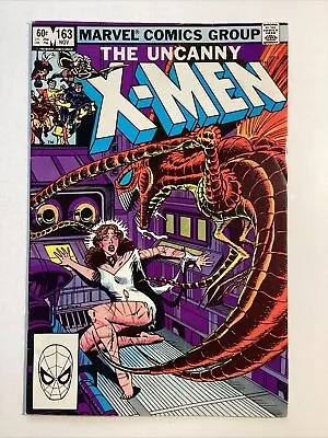 Buy The Uncanny X-Men #163 (1982) Battle Vs. The Brood, Origin Of Binary! Fine Copy • 2.37£