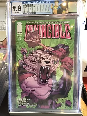 Buy Invincible #115 Image 2014 Cgc 9.8 Kirkman Ottley Battle Beast • 197.18£