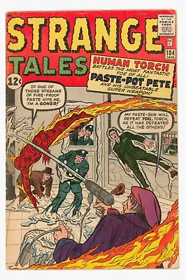 Buy Strange Tales #104 FN-  5.5 First Trapster Plus Human Torch • 125£