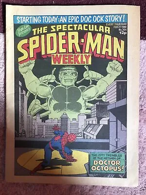 Buy Very Rare The Spectacular Spider-Man No 364 27th Feb 1980 • 9.99£