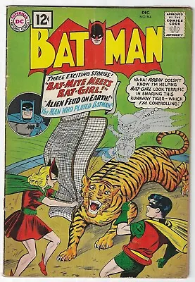 Buy Batman #144 (1961) 1st .12 Issue Joker Story Bat-mite Meets Bat-girl Gvg • 31.53£