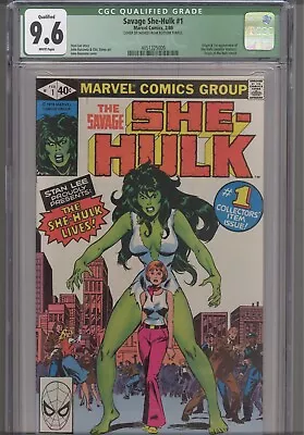 Buy The Savage She Hulk #1 CGC 9.6 1980 Marvel Comics John Buscema, Qualified Grade • 126.12£