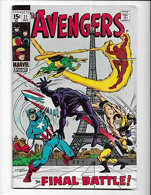 Buy Avengers 71 - F 6.0 - 1st Appearance Of The Invaders - Kang - Grandmaster (1969) • 59.13£