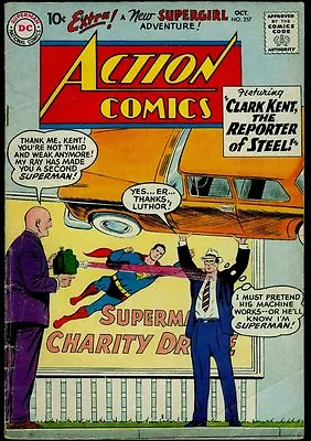 Buy DC Comics ACTION Comics #257 Clark Kent Reporter Of Steel Earth VG+ 4.5 • 40.02£