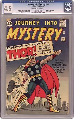 Buy Thor Journey Into Mystery #89 CGC 4.5 1963 0232765003 • 482.27£