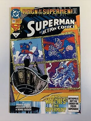 Buy Action Comics #689 1st Superman Black Costume DC Comics MID GRADE • 3.96£