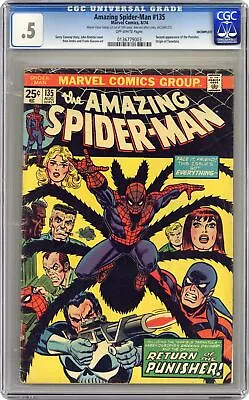 Buy Amazing Spider-Man #135 CGC 0.5 1974 0136779003 • 35.18£