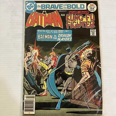 Buy THE BRAVE & THE BOLD-BATMAN & KUNG FU FIGHTER-#132 FEBRUARY 1977-DC COMICS -Nm • 3.94£