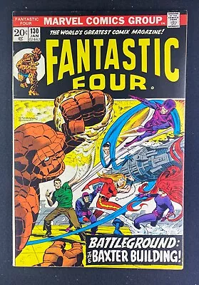 Buy Fantastic Four (1961) #130 VF- (7.5) Jim Steranko Cover John Buscema Art • 27.66£