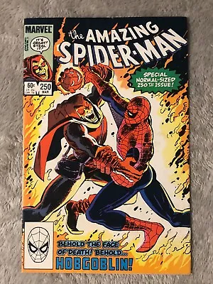 Buy MARVEL COMICS Amazing SPIDER-MAN 250  1984 John Romita Jr  Hobgoblin • 7.92£