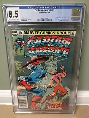 Buy CAPTAIN AMERICA #267 (1st App. Of Everyman!) CGC 8.5  Marvel Comics  1982 🇺🇸 • 44.03£