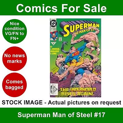Buy DC Superman Man Of Steel #17 Comic - VG/FN+ 01 November 1992 • 3.99£