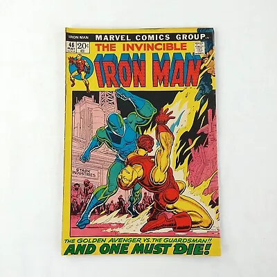 Buy The Invincible Iron Man #46 Death Of The Guardsman (1972 Marvel Comics) • 12.06£