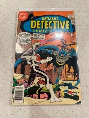 Buy Dc Comics Batman Detective Comics #468 Vf/ Nm • 36.14£