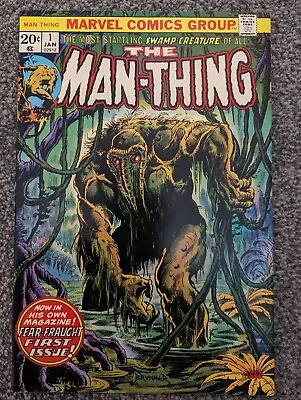 Buy The Man-Thing 1. Marvel 1974. 2nd Howard The Duck • 125£