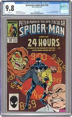 Buy Spectacular Spider-Man Peter Parker #130D CGC 9.8 1987 4388395009 • 102.78£