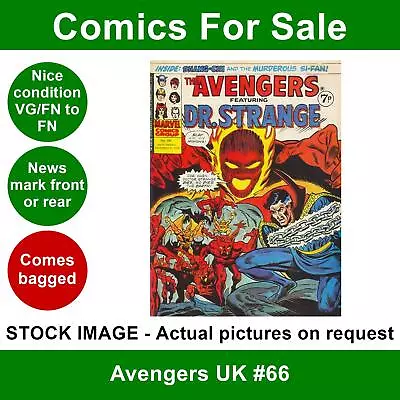 Buy Avengers UK #66 Comic VG/FN 21 December 1974 Marvel UK • 4.99£