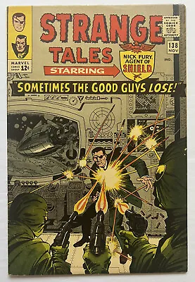 Buy STRANGE TALES #138 Marvel Comics 1965, 1st App Of Eternity, Nice Mid-grade • 94.61£