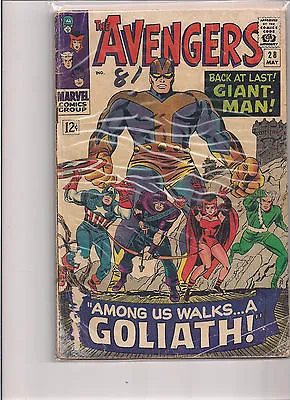 Buy Avengers #28 Comic Book From 1966. 1st Printing, 1st Appearance Of The Collector • 71.20£