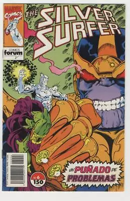 Buy Silver Surfer #44 1992 Color Spain Foreign Comic Book 7.0 W 1st Infinity Gauntle • 27.67£