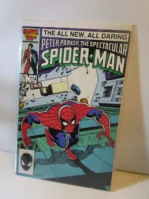 Buy Peter Parker The Spectacular Spider-Man  1986 Marvel  #114 BAGGED BOARDED • 14.82£