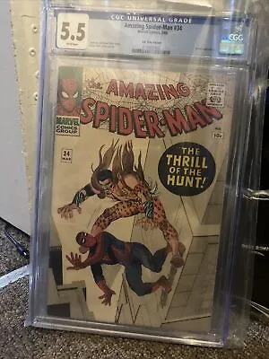 Buy Amazing Spider-Man 34 CGC 5.5 Penny Variant Kraven, Gwen Stacy 2nd  App • 775£