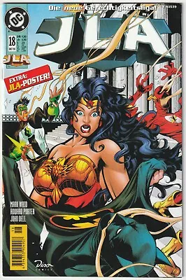 Buy JLA #18 + Poster, Dino/DC Comics 1998 COMICHEFT TOP Z0-1 NEW *Superheroes • 3.01£