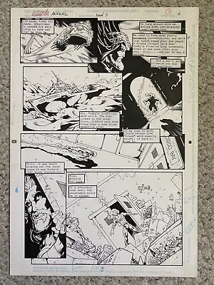 Buy Aquaman Annual #3 Page 6 Original Art - 1995 - DC - Martin Egeland • 237.18£