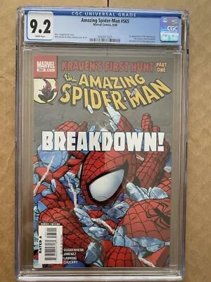 Buy The Amazing Spider-Man #565 2008 1st Appearance Ana Kravinoff CGC 9.2 • 129.99£