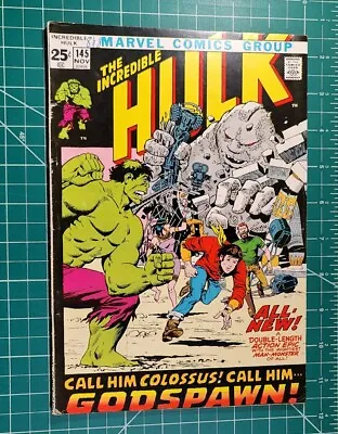 Buy Incredible Hulk #145 (1971) Key Origin Story Classic Herb Trimpe Marvel Comics • 52.20£