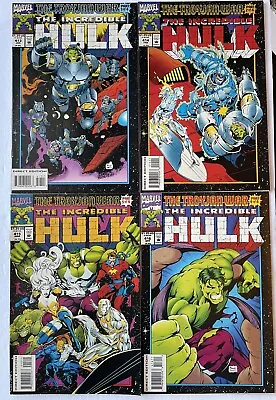 Buy Incredible Hulk #413 #414 #415 #416 • Troyjam War Complete Arc! KEY Doomsday App • 4.74£