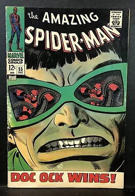 Buy The Amazing Spider-man #55 Doc Ock Cover! Silver Age Marvel Comics 1967! • 63.21£