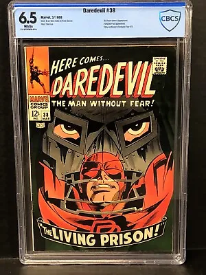 Buy Daredevil # 38 CBCS 6.5  Dr. Doom Appearance **WHITE PAGES ** • 99.93£