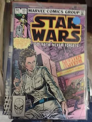 Buy Star Wars  # 65 1982 Marvel Luke Skywalker C3po Leia Jedi-golrath Never Forgets • 7.12£